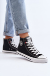 Dámské klasické vysoké tenisky Big Star T274027 Černé
