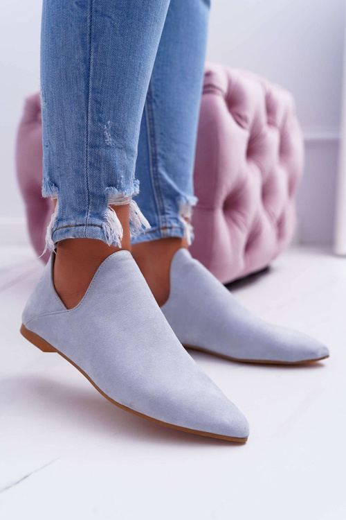 Dámské Kotníkové Boty Lu Boo s Výřezy Zip Modré Chelsea