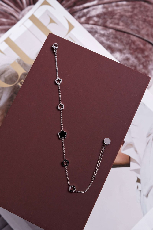 Dámsky náramok celebrity strieborný ďatelina