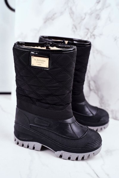 Détské Sněhule Teplé Černé Mussi