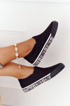 Dámské Tenisky Slip-on Big Star HH274012 Černé