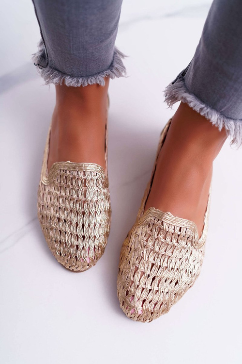 Dámské Baleríny Lu Boo Zlaté 4Ever