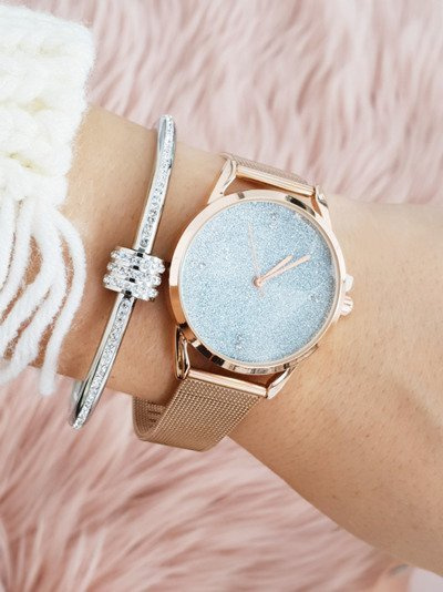 Náramkové hodinky Michael John Rapter Růžové Zlato