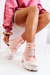 Pink Faithphull zviazané topánky