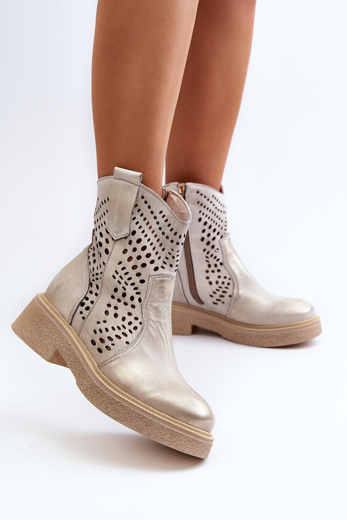 Dámske kožené topánky Złote Lewski 3305/2