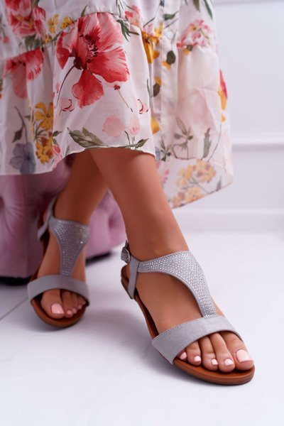 Dámské Sandály šedé Sorsano