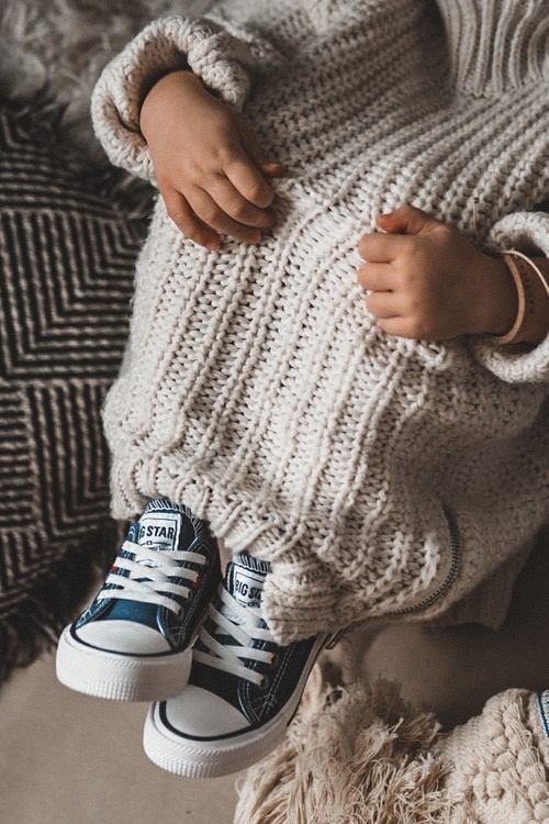 Klasická detská nízka veľká hviezda HH374091 Navy Blue tenisky