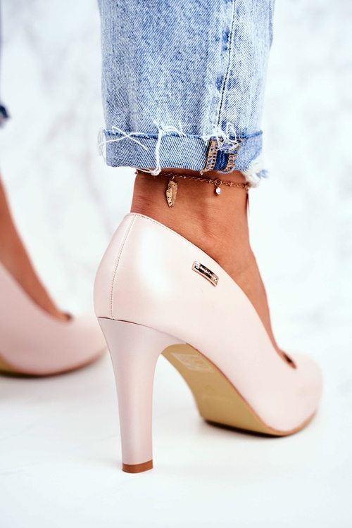 Pearl Dámske čerpadlá na Sergio Leone Powder Pink Pink Campbell