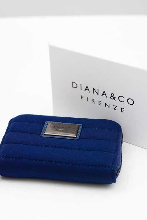 Malá námornícka modrá dámska peňaženka Diana & Co