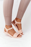 Voňavé Gumové Sandály Eco Friendly ZAXY HH285123 Nude