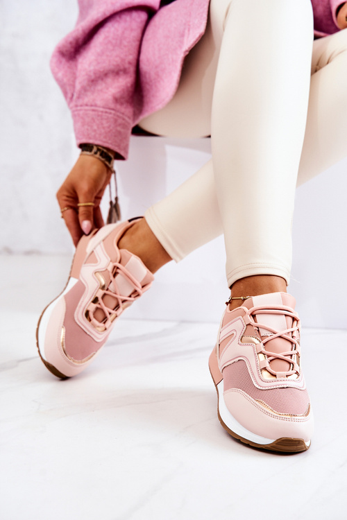 Sportovní Boty Na Platformě Růžové Ginevra