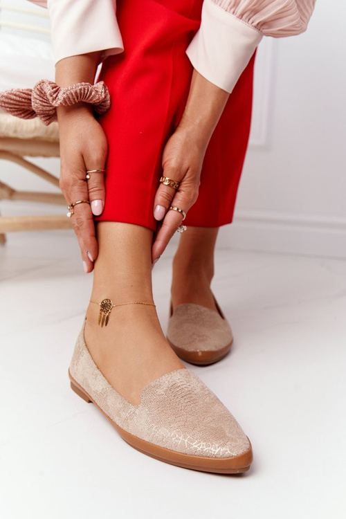 Dámské MokasínySergio Leone MK700 Semišové Béžové