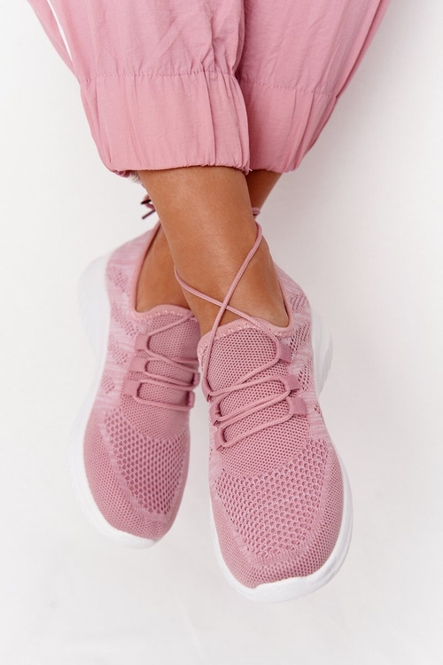 Dámske cvičenie ružové topánky