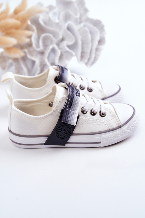 Dětské nízké tenisky BIG STAR JJ374070 Bíle