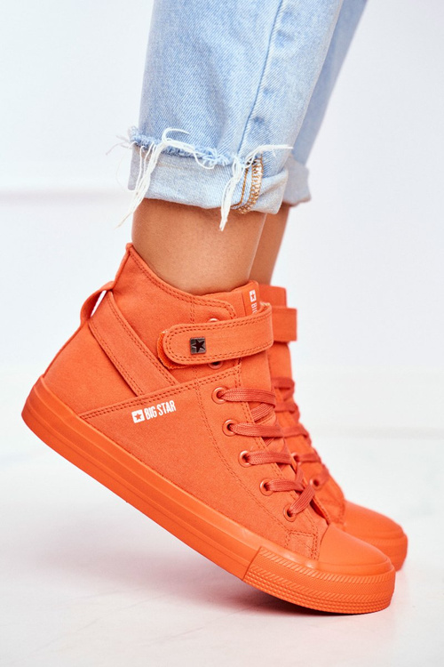 Dámske vysoké tenisky Big Star FF274583 Orange