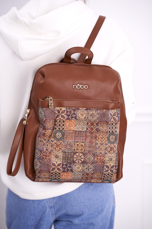 Klasický Dámský Batoh hnědý NBAG-I2850-C017