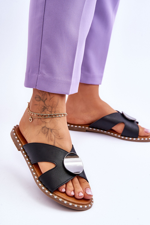 Dámské ploché podpatky černé Kenley