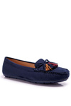 Dámske Moccasins Navy Blue S. Barski A199 Mohabe