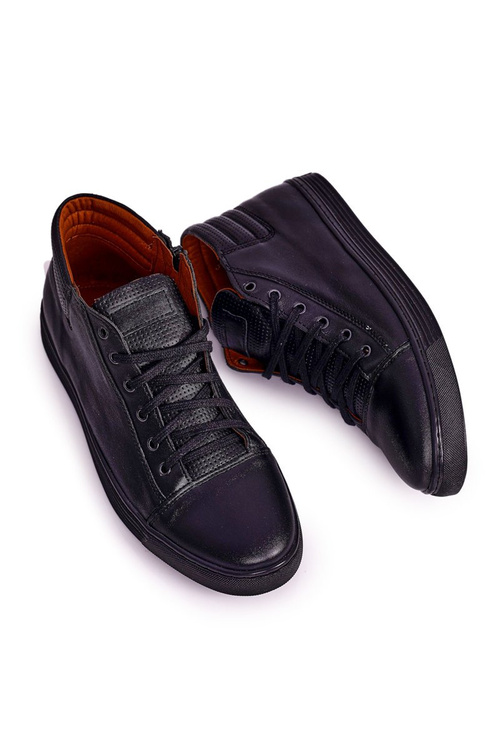 Bednarek pánska kožená kožená topánky