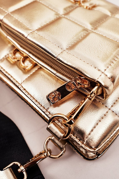 Multifunkční Prošívaná Kabelka NOBO NBAG-K1300 Zlatá