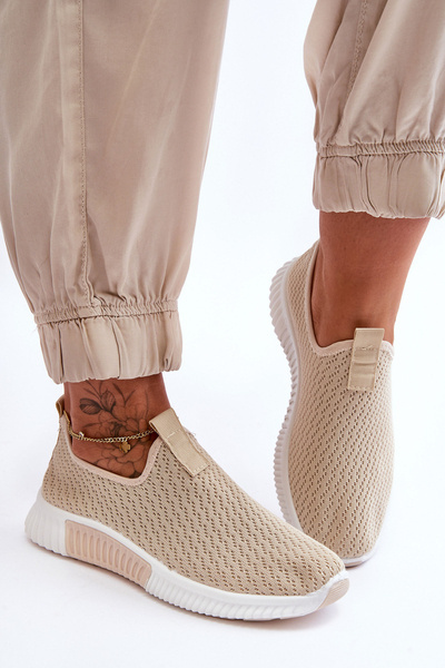 Klasické slip-on tenisky Béžove Frankie