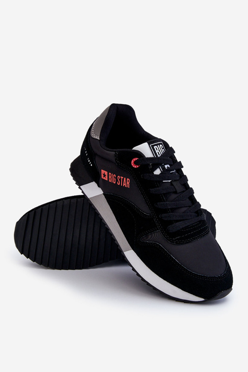 Memory Foam System Pánské sportovní boty Big Star LL174158 Černá