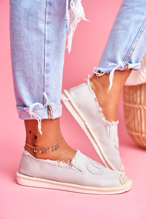 Dámské espadrilky šedé Flaure