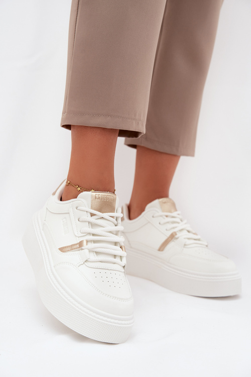 Dámske Sneakers Na Platforme Big Star SS274359 Biele