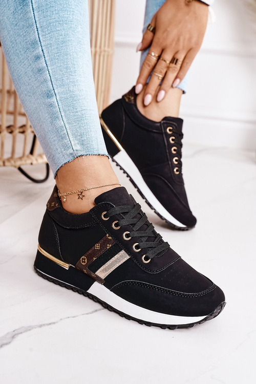 Dámská Sportovní Obuv Sneakersy Černé Lifestyle