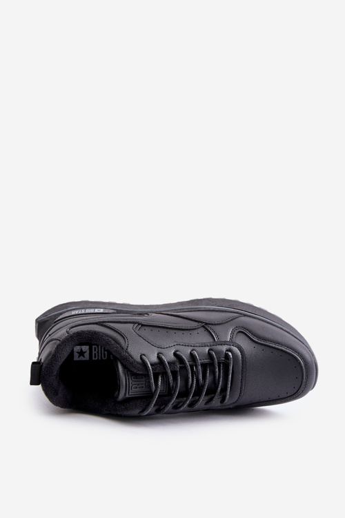 Zateplené pánské sneakers Big Star OO174675 HI-POLY SYSTEM Černé