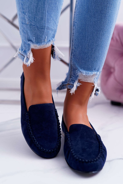 Dámske mokasáre Sergio Leone Navy Winted Navy