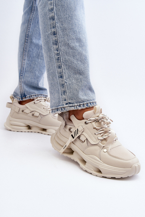 Tenisky Športové topánky Goe jj2n4082 béžová