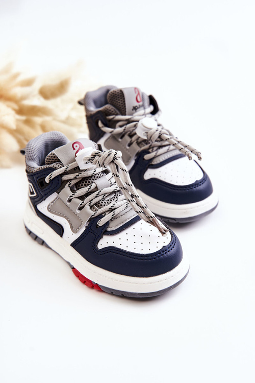 Detské vysoké námornícke športové topánky Bruce