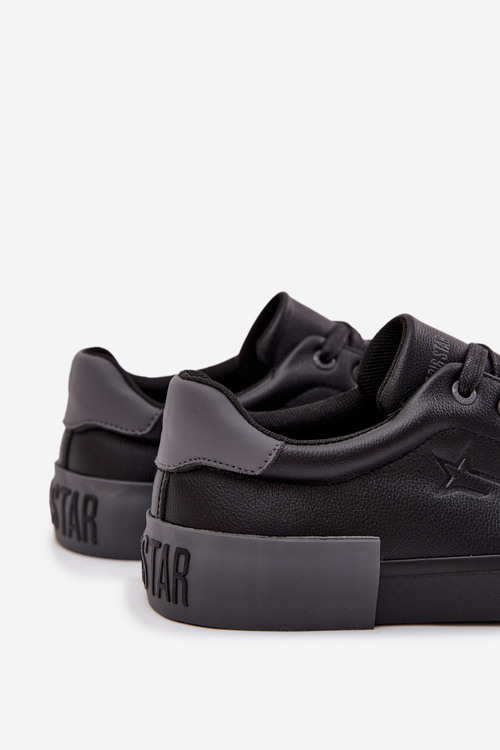 Pánske Eko Kožené Tenisky Big Star OO174019 Čierne