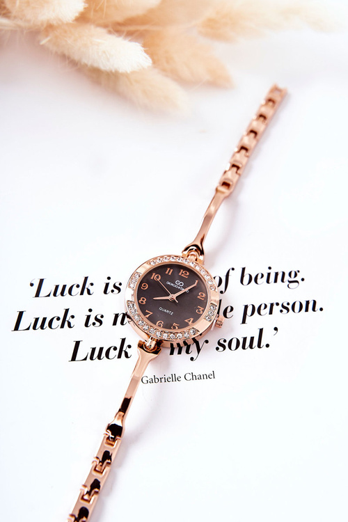 Dámske hodinky Giorgio a Dario s ružovým zlatom zirkónov