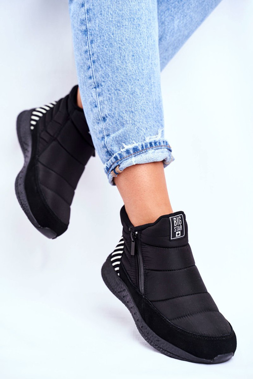 Dámske mládežnícke topánky Big Star Black GG274470