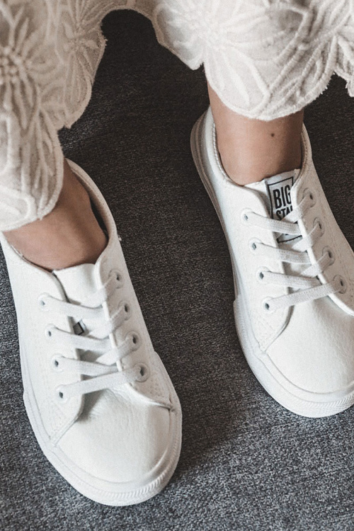 Veľká hviezda JJ374024 Kožené tenisky