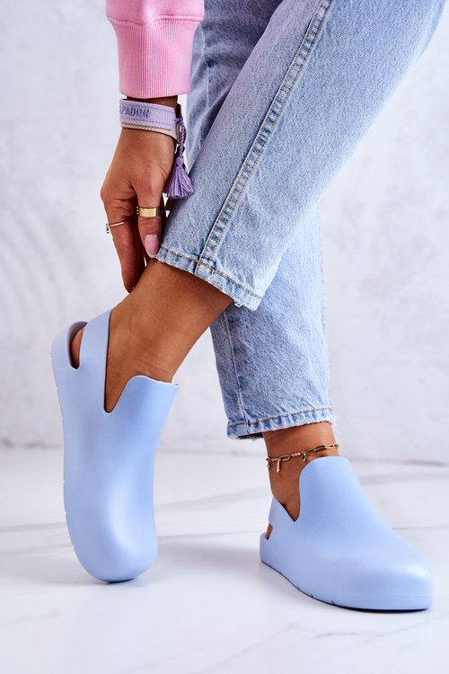 Módne gumové dreváky modré Meriko