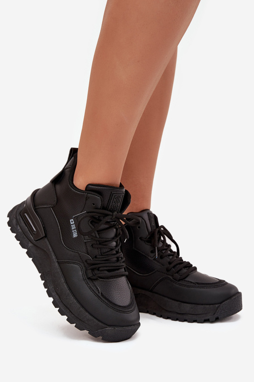 Dámské sportovní boty na platformě Big Star SS274509 Černé