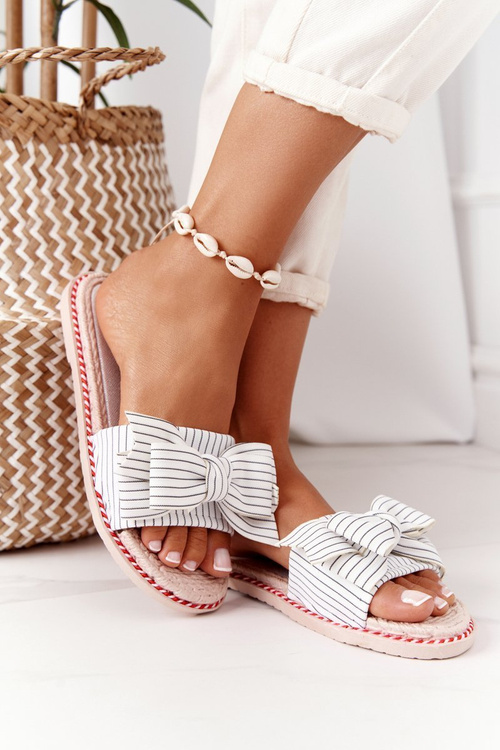 Gumové Nazouváky S Mašlí Bile Gabriell