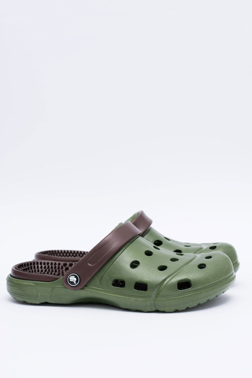 Pánské klasické nazouváky Kroksy EVA Zelené