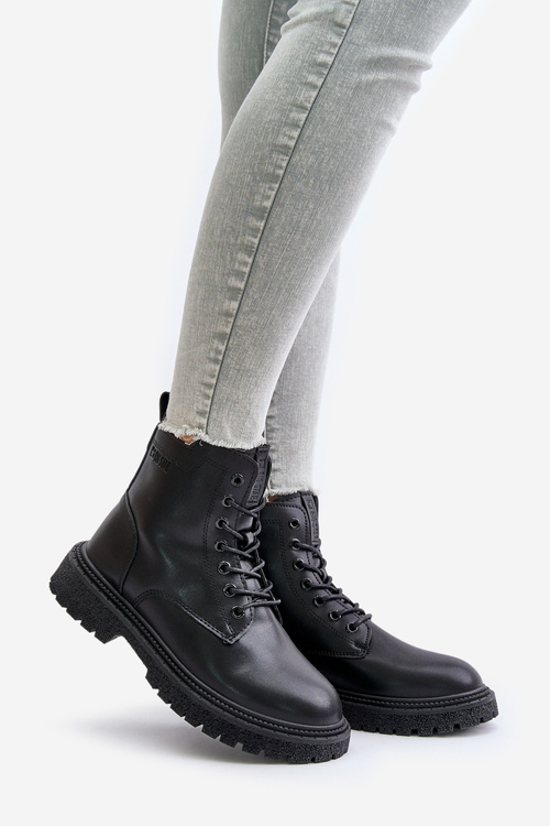 Zateplené Boty Pracovné Dámske OO274A126 Čierne