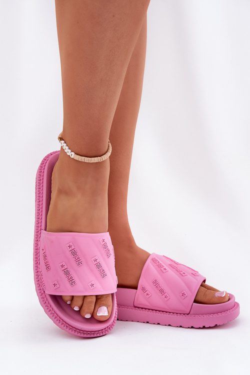 Dámske Sandále Na Platforme Big Star RR274A541 Rúžové