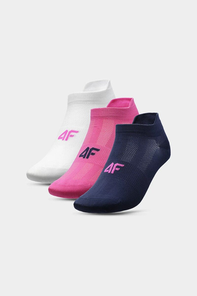 Ponožky 4F Dámske Tréningové 3-PACK 4FAW23USOCF194-95S Multifarebné