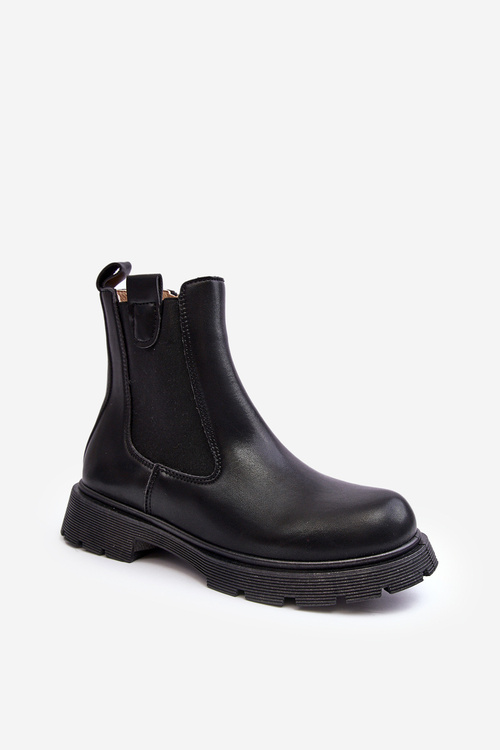 Dámske topánky Jodhpur s čiernym zámkom Ramhel