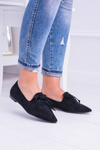 Lu Boo Black Ballerinas v Spitz Lordy Suede Feliciano