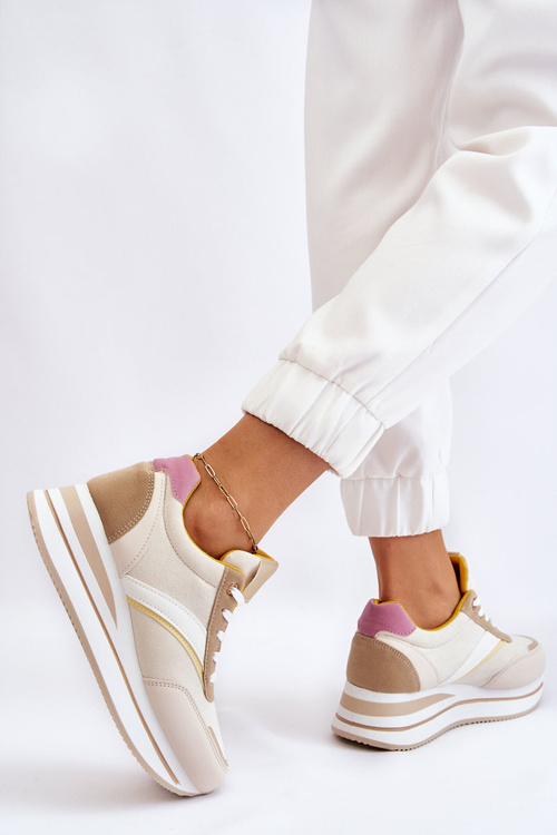 tenisky na klínku Béžové Hermain