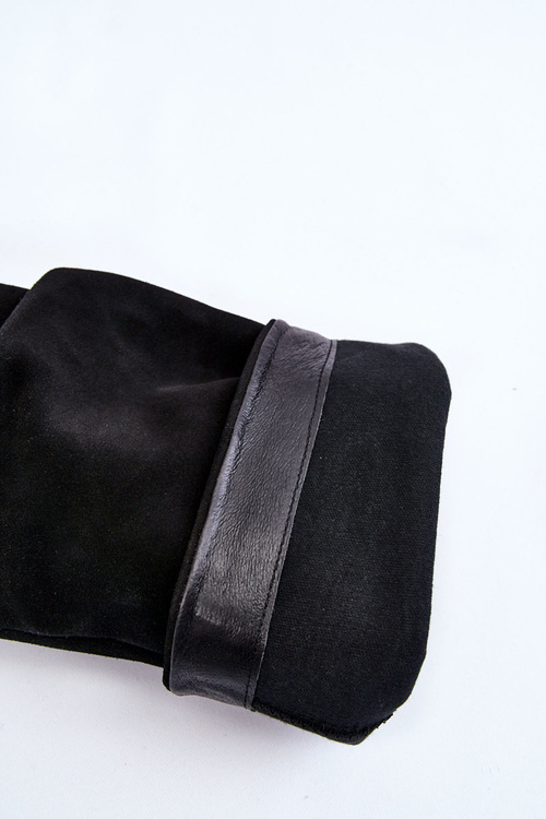 Ženské semišové koleno topánky Maciejka 05790-01 Čierna