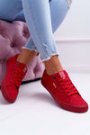 Dámske tenisky Big Star Suede Red EE274044