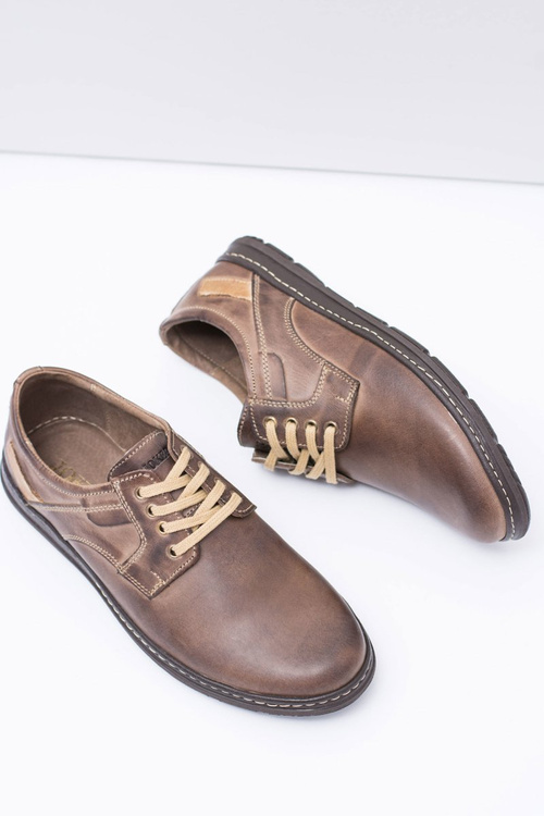 Hnědé pánské boty